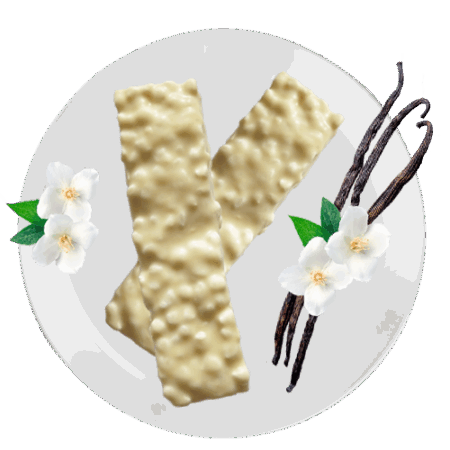 Barrette croccanti gusto vaniglia