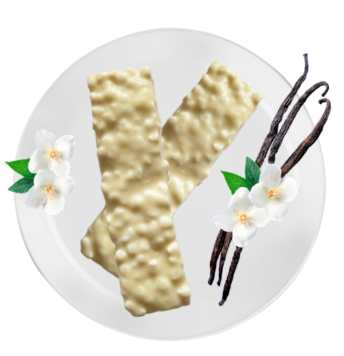 Barrette croccanti gusto vaniglia