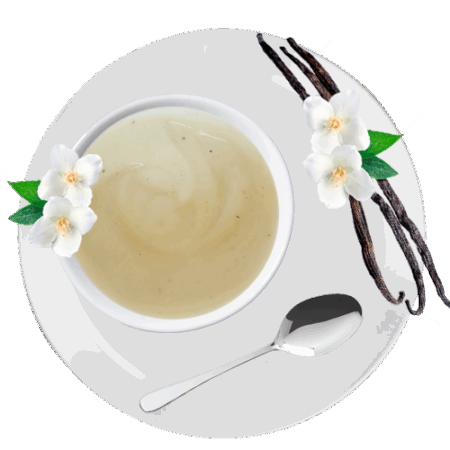 Budino al gusto di vaniglia