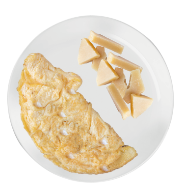 Omelette al formaggio
