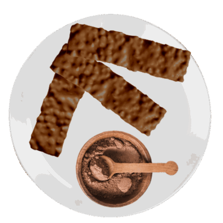 Barrette croccanti gusto cioccolato