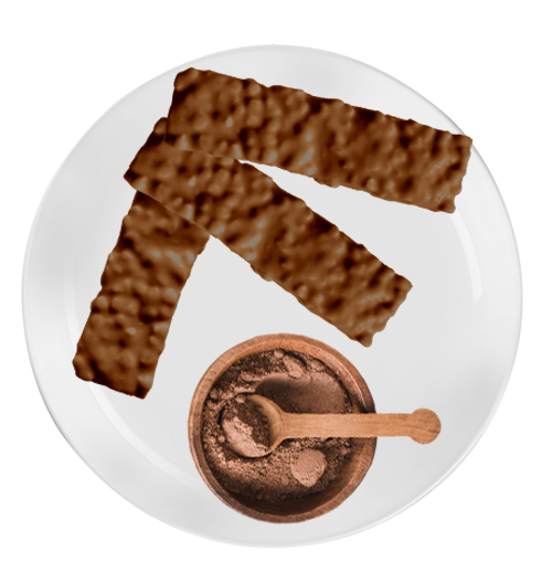 Barrette croccanti gusto cioccolato