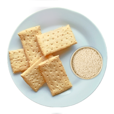 Crackers ai semi di sesamo