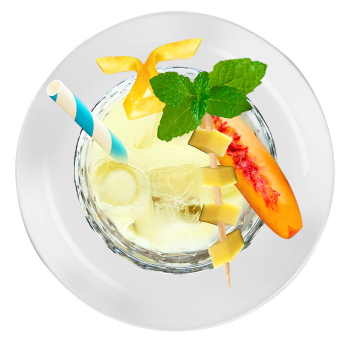 Cold drink gusto pesca e mango
