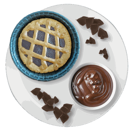 Crostatina con crema al cioccolato