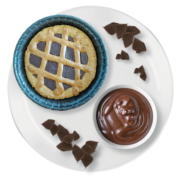 Crostatina con crema al cioccolato